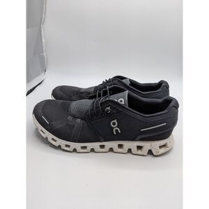 On Women's Cloud 5 Sneakers, Black/White, 11 Medium US